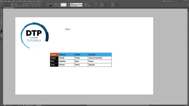 Zrychlete práci s tabulkami - InDesign tutorial CZ смотреть онлайн