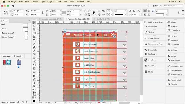 Responsive Web Apps Without Coding — InDesign to HTML5 with in5 смотреть онлайн
