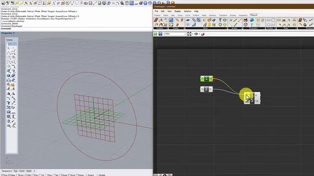 How to make a trellis ring in Rhinoceros 3d. смотреть онлайн