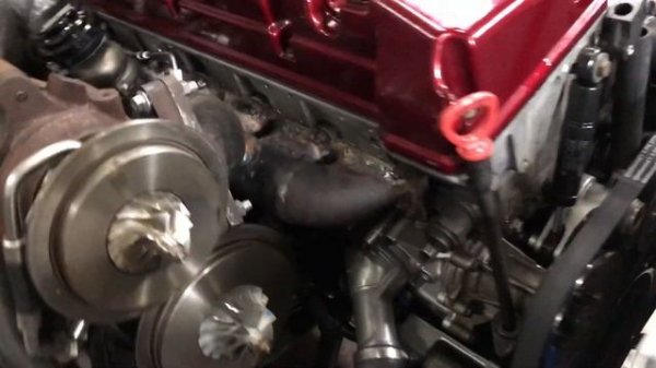 OM606 Compound Turbo Engine start