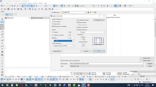 08 Comment Imprimer un Plan2D en PDF dans Archicad 25 смотреть онлайн