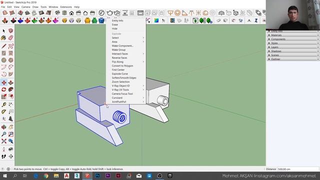 Edit Menüsü, Push Pull, Move, Follow Me | SketchUp İpuçları смотреть онлайн