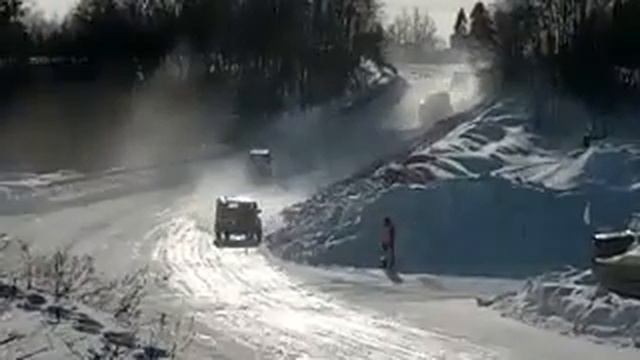 Зимние гонки на УАЗах