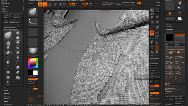 Torn Cloth Tutorial in Zbrush 4R7 смотреть онлайн