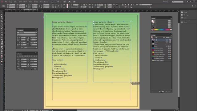 Formatowanie elementów graficznych i tekstu w Adobe InDesign CC смотреть онлайн