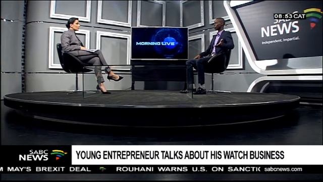 Young Entrepreneur Maseko On His Watch Business