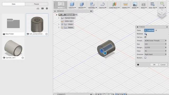 Threading in Autodesk 360 смотреть онлайн