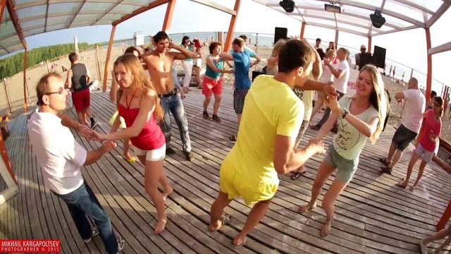 Rueda de casino @ Salsa Party @ Lobster Bob Bar 2015.07.19 смотреть онлайн