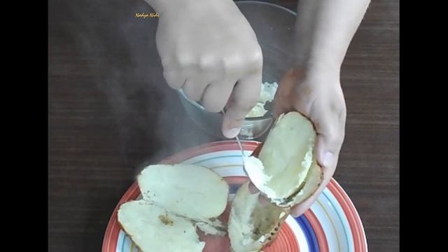 Chicken Stuffed Baked Potatoes - By Mind Blowing Cooking