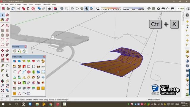Staircase Modeling | SketchUp смотреть онлайн