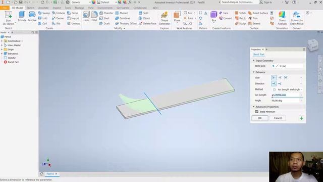Inventor How To Bend A Part смотреть онлайн