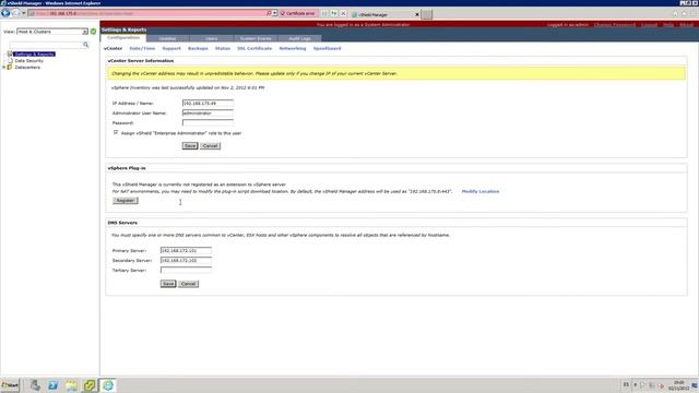 Capítulo 2: Instalación y configuración de vShield Manager y Endpoint смотреть онлайн