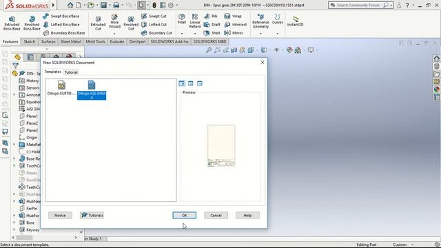 engranaje, SolidWorks, configuracion, IQS, Dibujo industrial, Toolbox смотреть онлайн