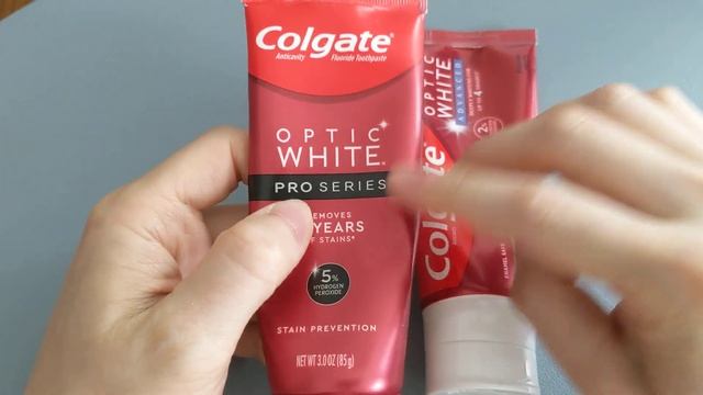 Colgate Optic White Pro Series Vs Advanced Toothpaste смотреть онлайн