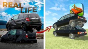 Аварии на реальных событиях в ВАЗ Краш тест симулятор 2 #8