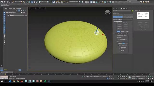 3Ds Max Surface Constraints