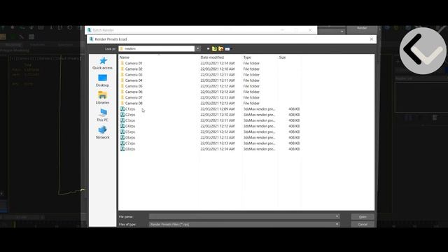 3Dsmax Batch rendering tutorial смотреть онлайн
