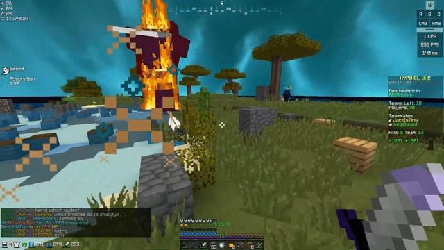 first time on lunar client... hypixel uhc highlight смотреть онлайн