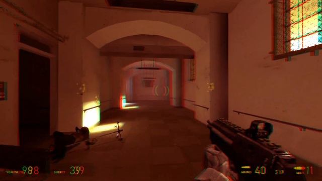 New Anaglyph Stereo 3D Method!!! Half-Life 2 in 3D! Red/Cyan 3D Glasses. смотреть онлайн