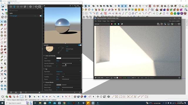 VRAY SUN LIGHT SETTING | VRAY 5.0 | SketchUp 2021 | SketchUp #5 смотреть онлайн