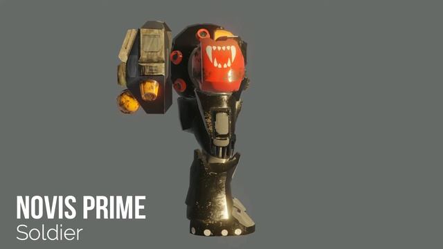 Novis Prime Soldier - 3D Turntable Blender 2.8 Character Model EEVEE Render смотреть онлайн