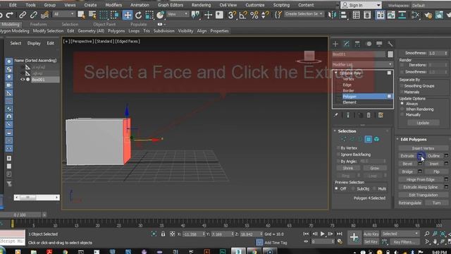 How To Use Editabe Poly in 3D Max 2018 смотреть онлайн