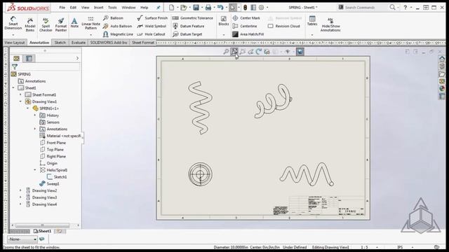 Tech Tip - Adding Annotations to Helical Bodies in SOLIDWORKS смотреть онлайн