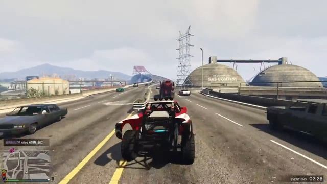 GTA 5 How to remove roof and spare tires off the trophy Truck. смотреть онлайн