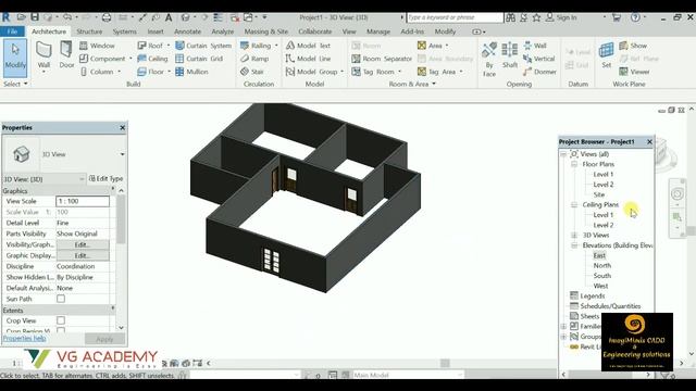 6.DOORS AND WINDOWS | REVIT ARCH DEMO смотреть онлайн