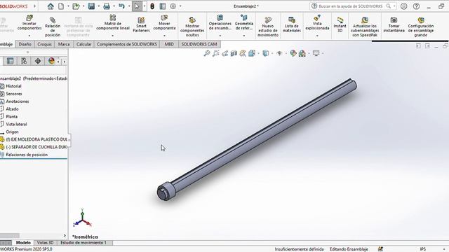SOLIDWORKS Premium 2020 ASSEMBLY DULCE URIBE смотреть онлайн
