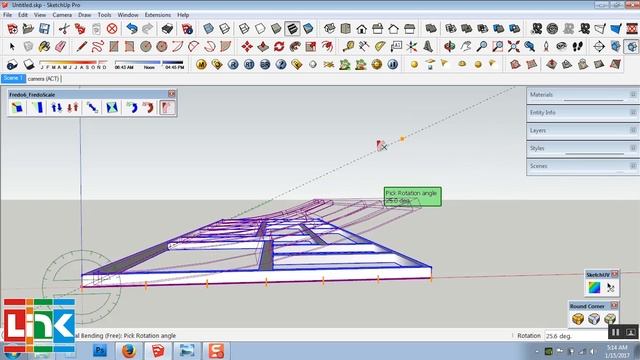 Sketchup Vray - BENDING SHAPE - Fredo Scale смотреть онлайн