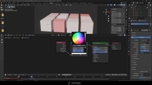 Random color in Blender