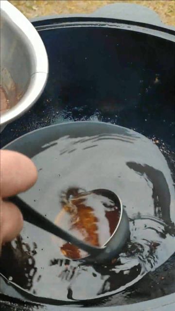 Жареная картошка с курочкой в казане. #накостре