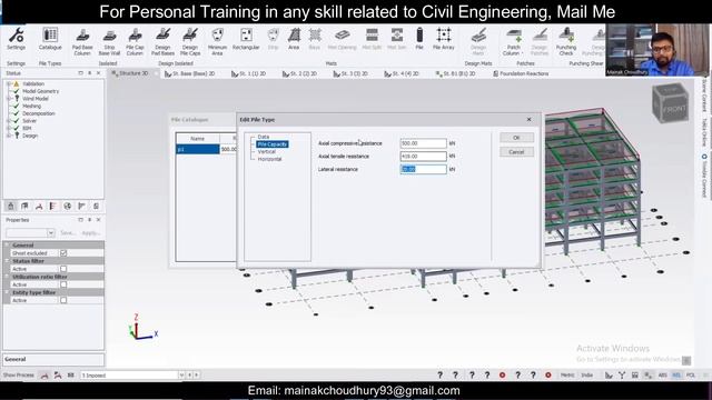 How to design Pile and Pile Cap in Tekla Structural Designer? Using Soil Test Report смотреть онлайн