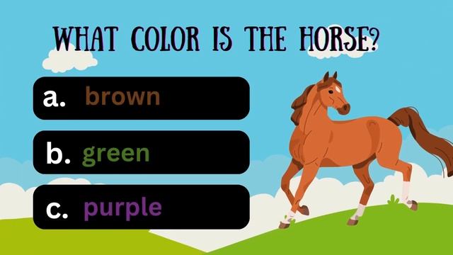 What Color Is It ? | Learn COLORS | Animals | Preschool Games | Learning Basic  English Words