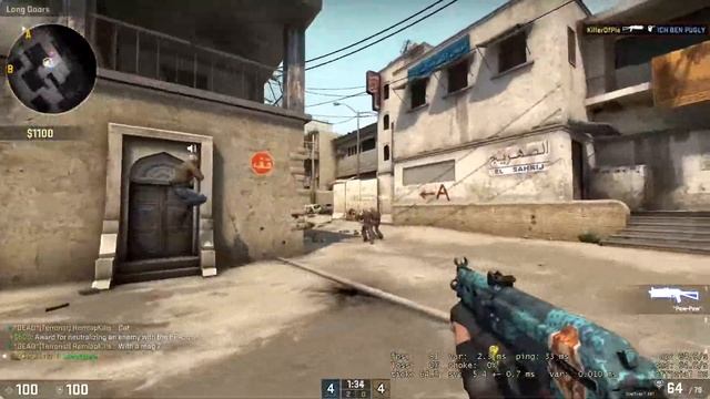 Messing around with the PP-Bizon in cs:go смотреть онлайн