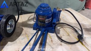 ES1600-4 Домкрат грузовой подкатной пневмогидравлика, 50т