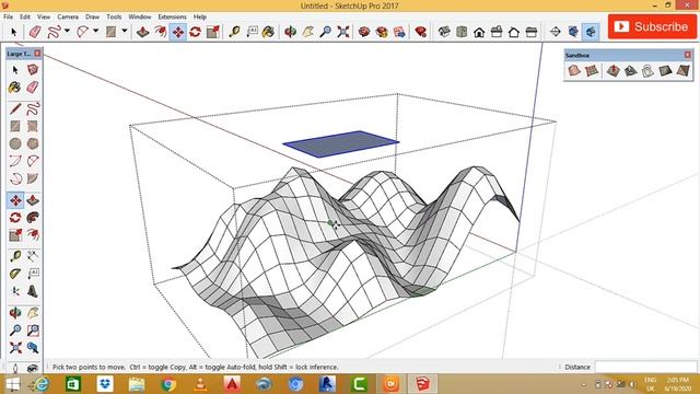 Day 9 : Sandbox Tool in Sketchup | How to use sandbox Tool in Sketchup | Sketchup tutorials | смотреть онлайн