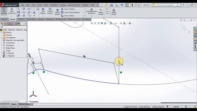 SPOON DESIGN IN SOLIDWORKS | CAD CAM TUTORIALS | SOLIDWORKS SURFACE TUTORIALS | SOLIDWORKS TUTORIAL смотреть онлайн