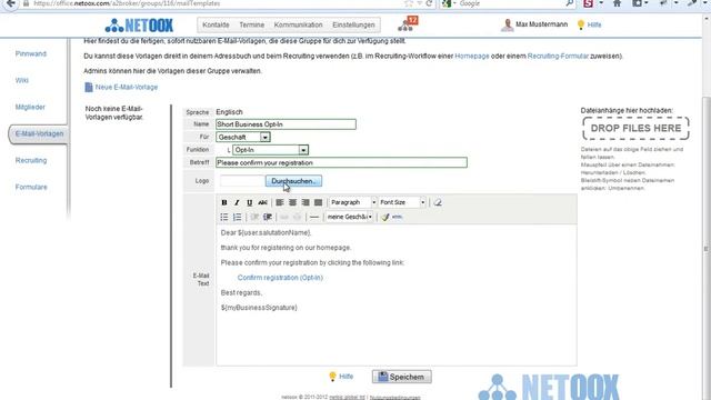 NETOOX E-Mail Vorlagen смотреть онлайн