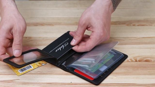 Обзор кожаной обложки для автодокументов SHVIGEL 13922