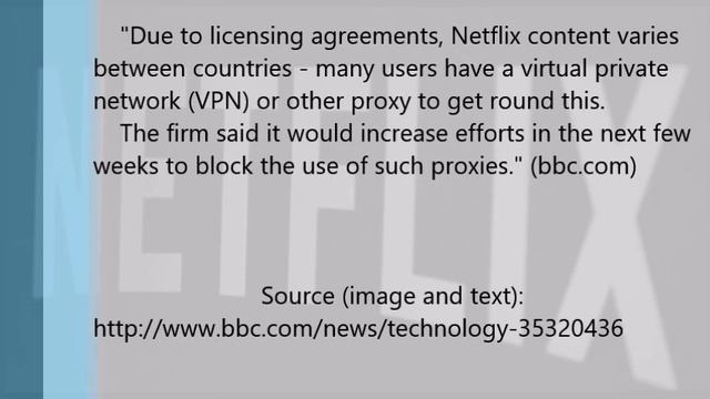 Netflix cracks down on proxy streaming смотреть онлайн