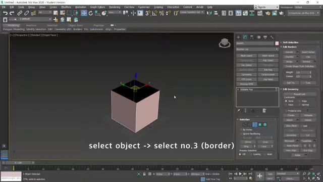 MinPro [3ds Max] Editable Poly - Cap & Delete смотреть онлайн