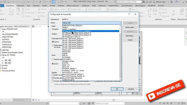 Revit / Criar Arquivos PDF Para Impressão E Plotagem