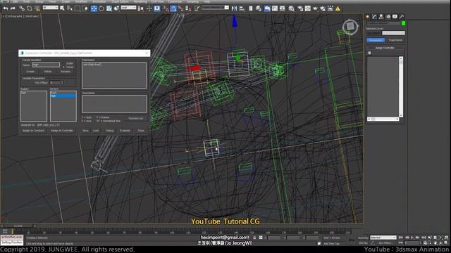 3dsMax Rigging Console Facial 27 Set Middle Dummy for Eye3 смотреть онлайн