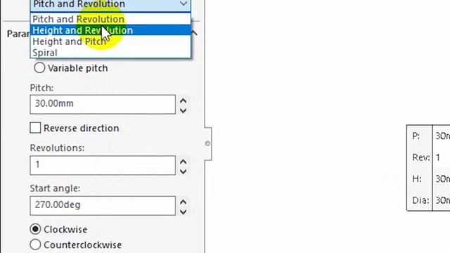 SolidWorks Tutorial For Begineer in Arabic (Curves Helix & Spiral ) смотреть онлайн
