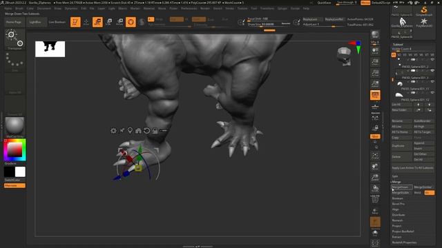 zbrush creature sculpting tutorial/zbrush character modeling timelapse/zbrush animal modeling/zbrus смотреть онлайн