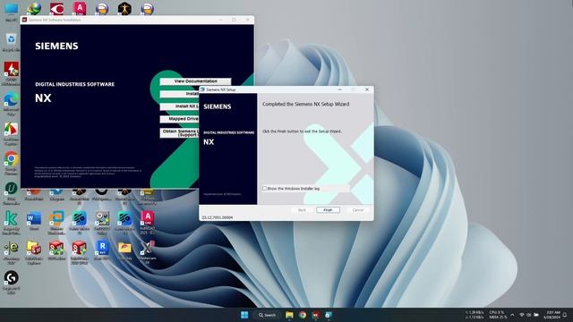 Cài đặt Phần Mềm Siemens NX 2312 (build 7000) Trên Windows 11