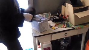 Тест нагрузочной вилкой аккумулятора Тюмень премиум 64 Ач