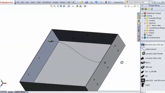 Solidworks electrical routing (part 1) смотреть онлайн